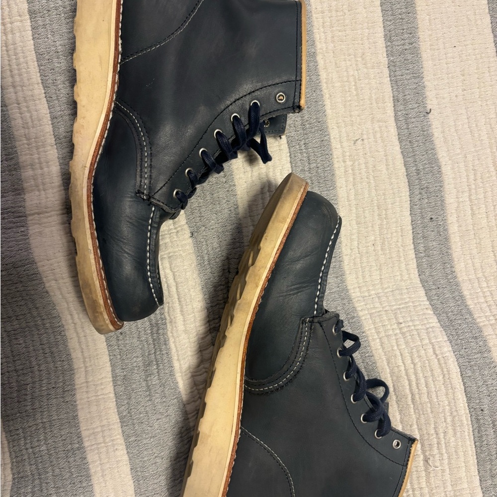 Red Wing Moc Boots Navy Blue Womens 9 - Picture 6 of 6